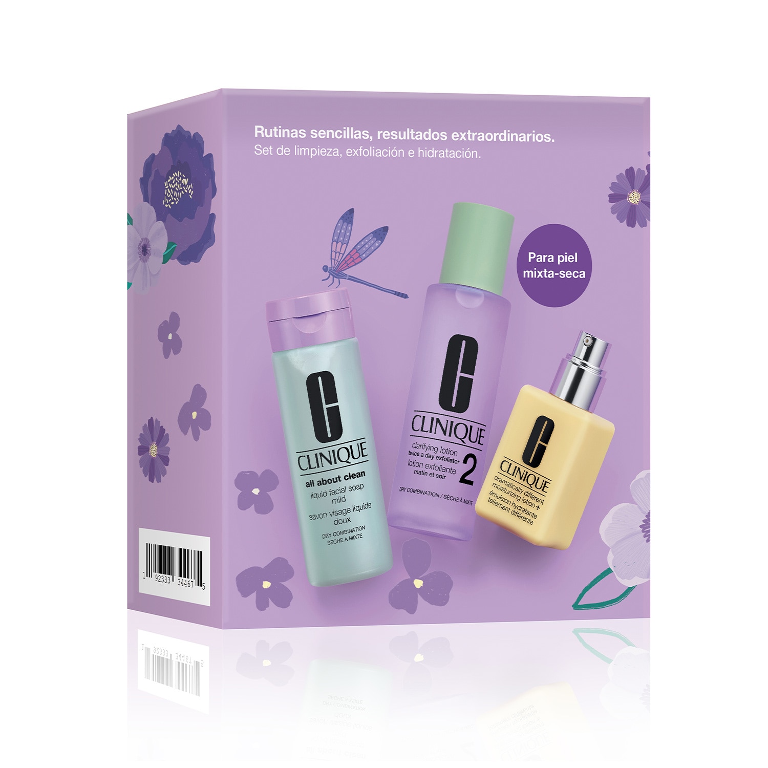 RUTINAS SENCILLAS, RESULTADOS EXTRAORDINARIOS (SET DE CUIDADO PARA PIEL MIXTA A SECA)